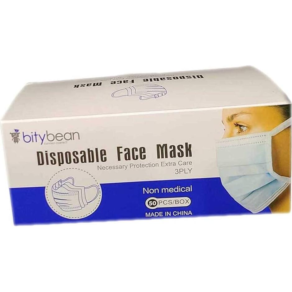 Mascarillas Desechables Azules 2000 Unidades 3 Capas Comodidad
