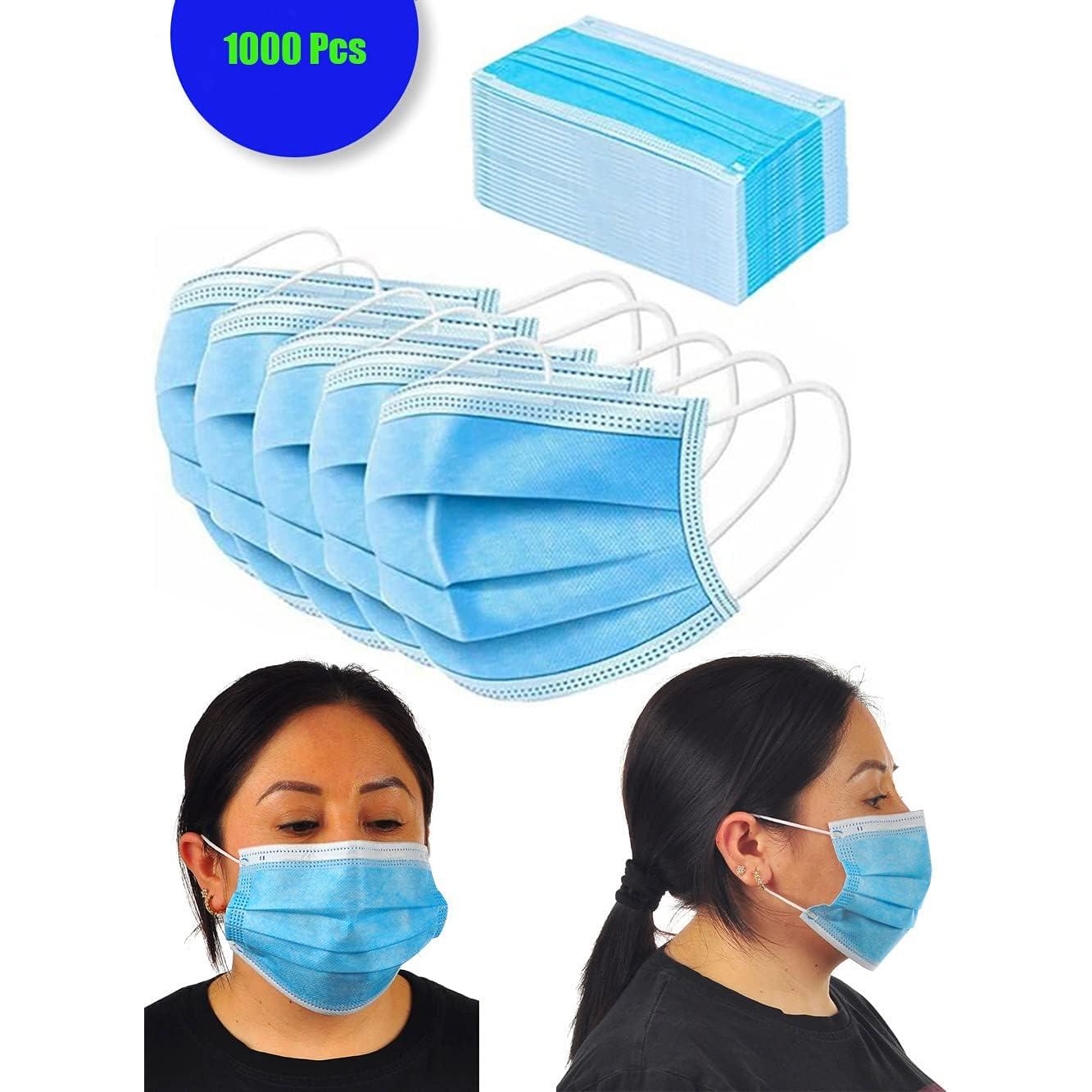 Mascarillas Desechables Azules 2000 Unidades 3 Capas Comodidad