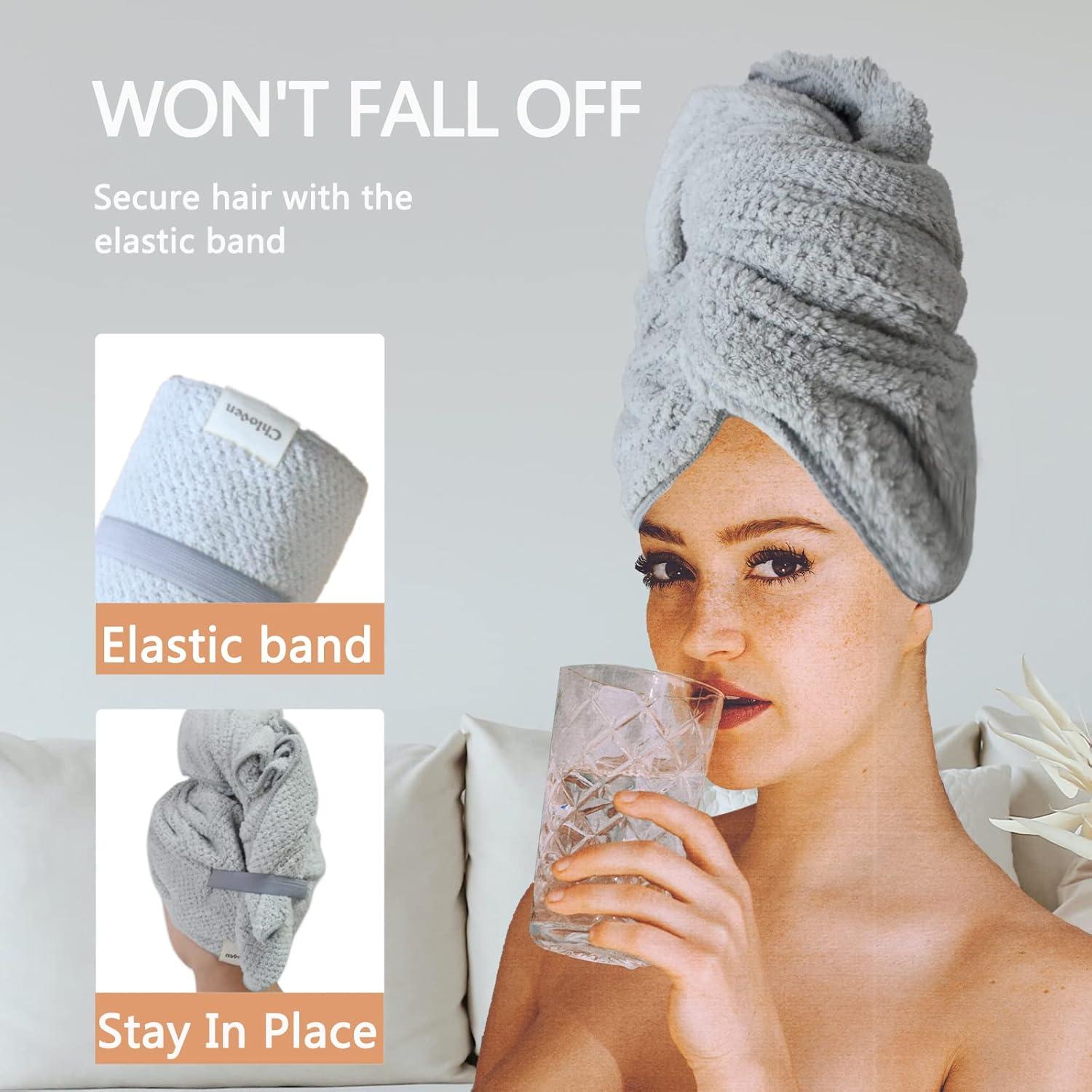 Toalla de Microfibra Extra Grande Chloven 2 Pack 109x61 cm