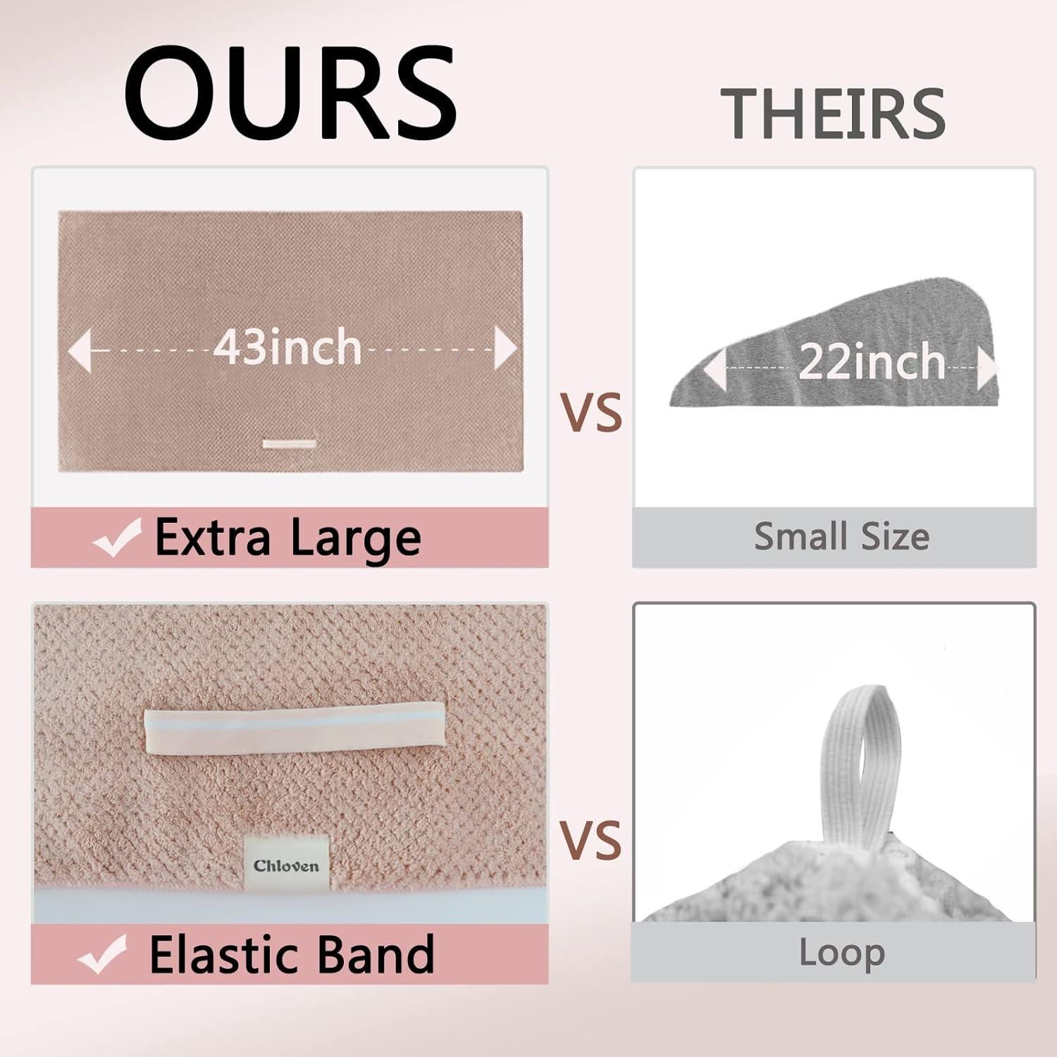 Toalla de Microfibra Extra Grande Chloven 2 Pack 109x61 cm