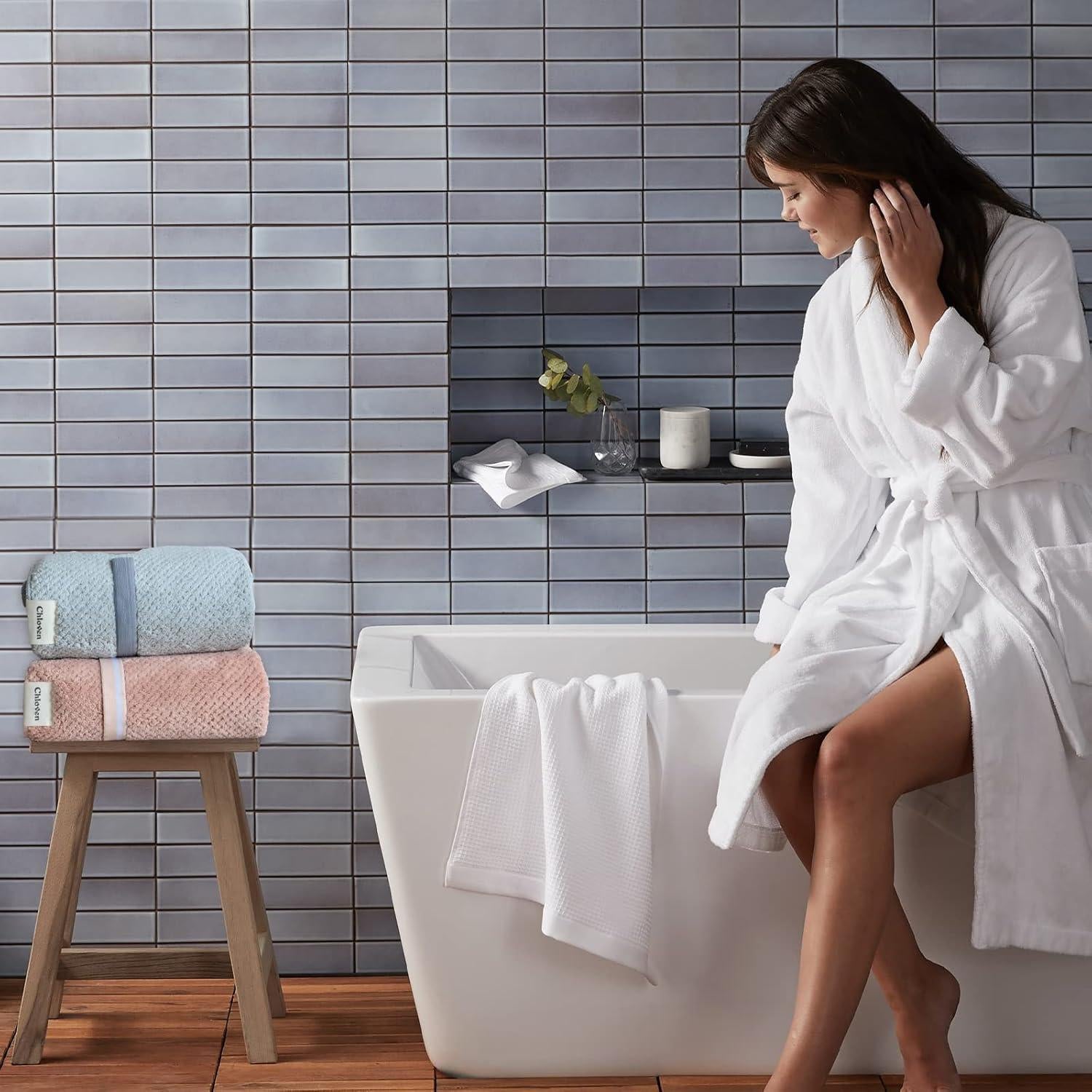 Toalla de Microfibra Extra Grande Chloven 2 Pack 109x61 cm