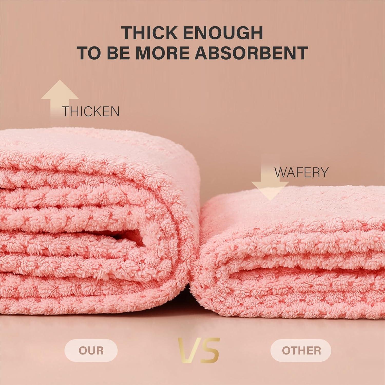 Paquete de 2 Toallas de Microfibra MaopaoBeauty Verde 68x25cm