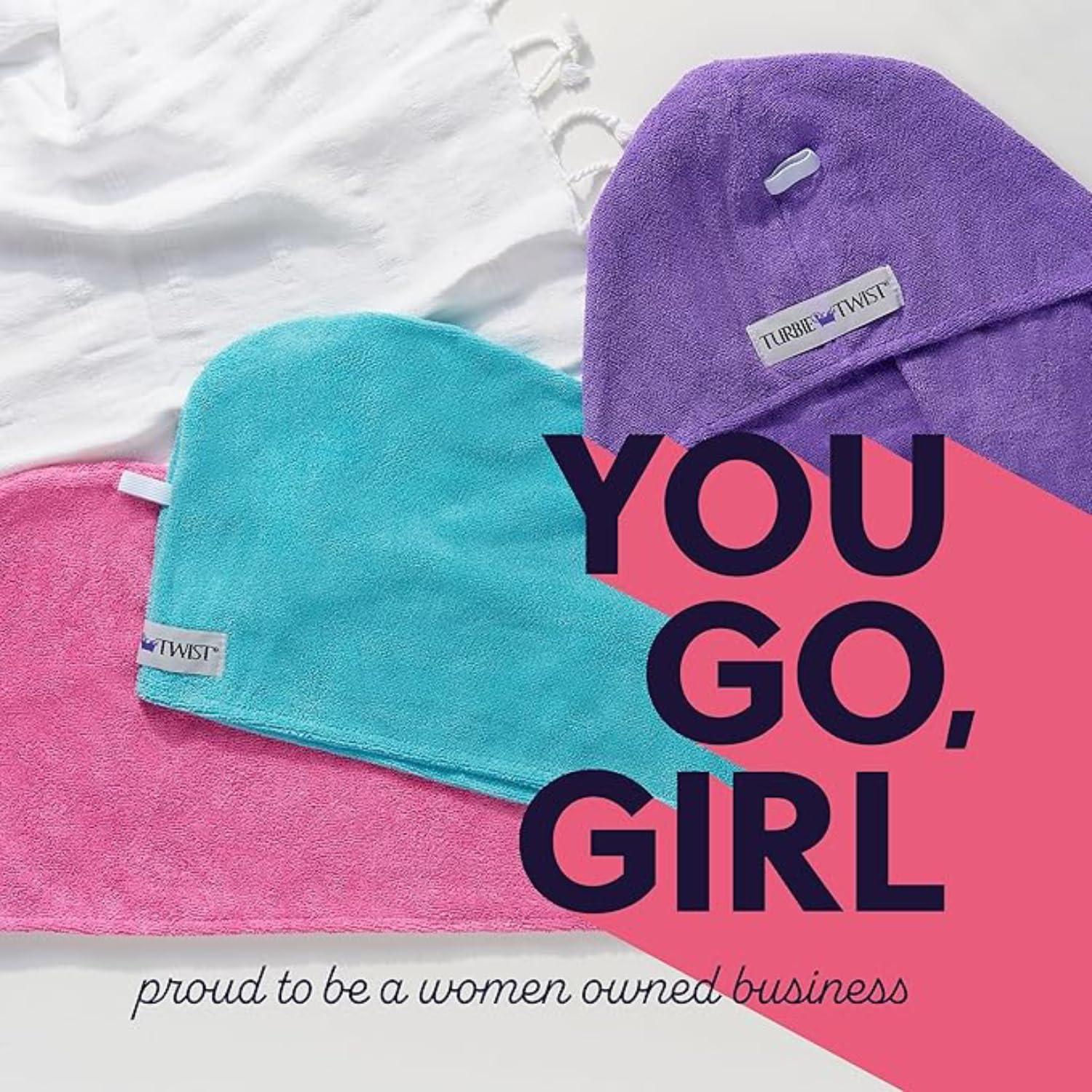 Turbie Twist Toalla de Microfibra para Cabello - 2 Piezas