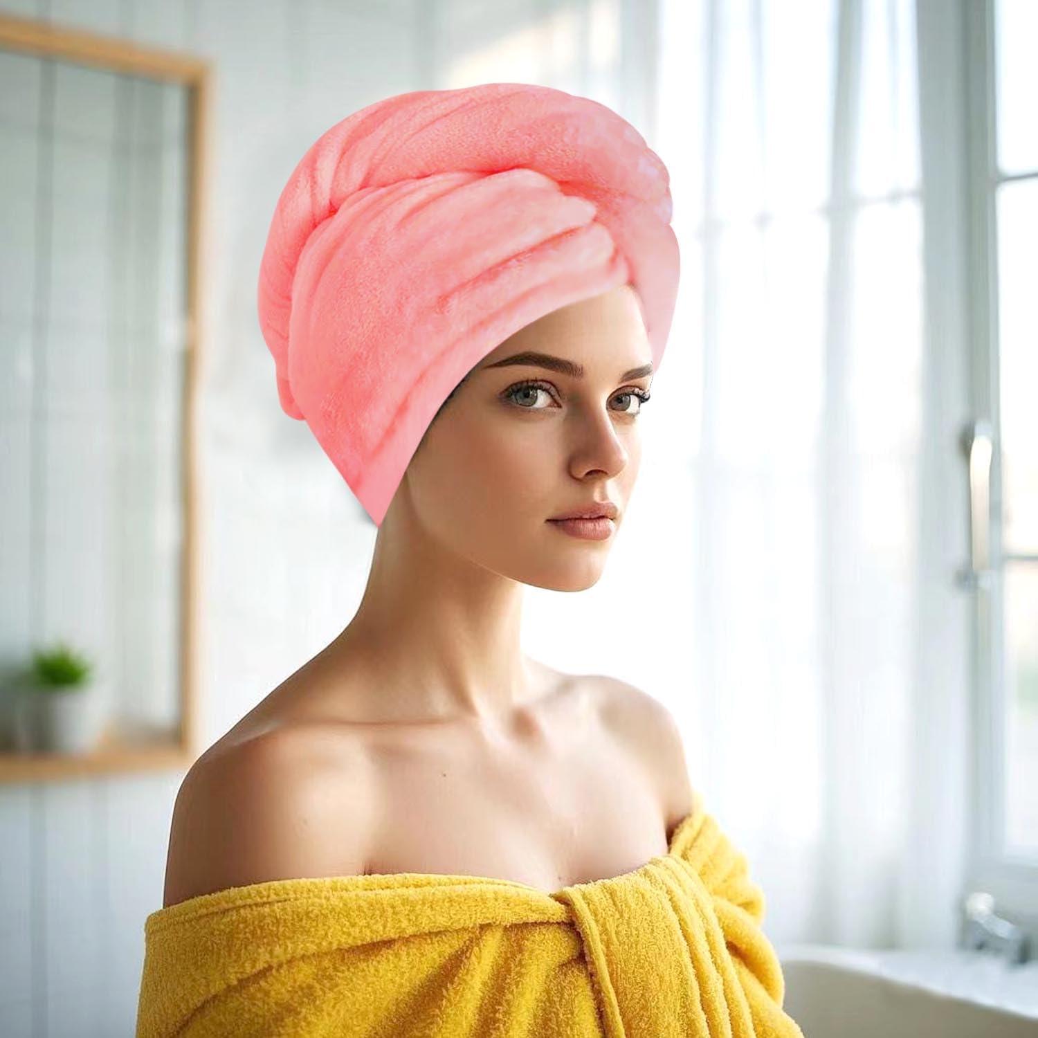 Toalla de Microfibra Doble Capa AGKXHDEC Rosa 65x25cm