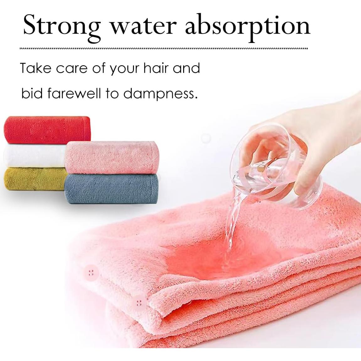 Toalla de Microfibra Doble Capa AGKXHDEC Rosa 65x25cm