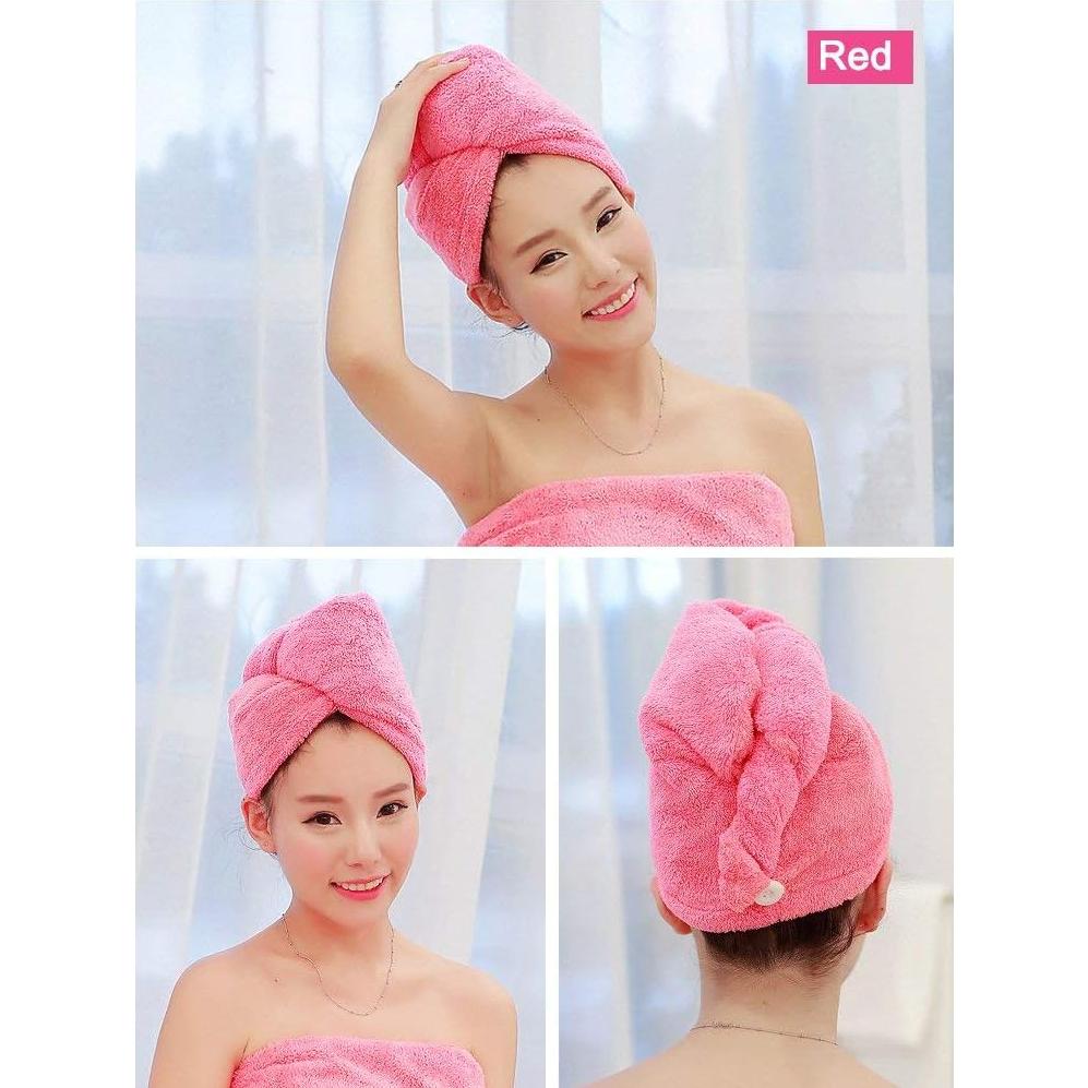 Toallas de Microfibra para Secar el Cabello ADOGO - Paquete de 2