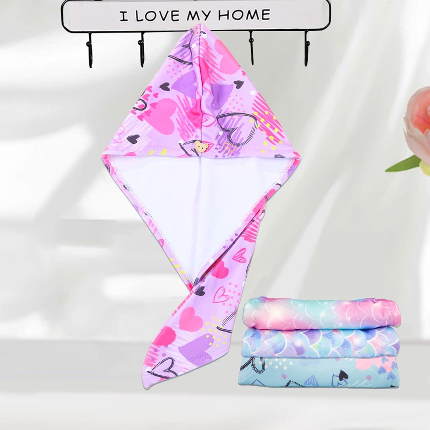 Toallas de Microfibra para Secar Cabello RETON - 4 Piezas 65x25cm