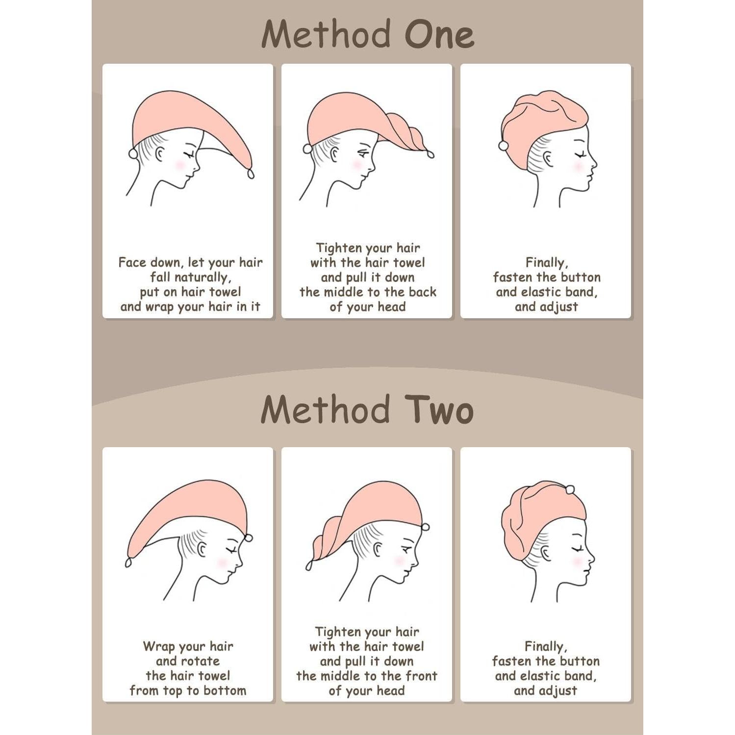 Toalla de Microfibra YHPDYL 3 Piezas para Secado Rápido Cabello