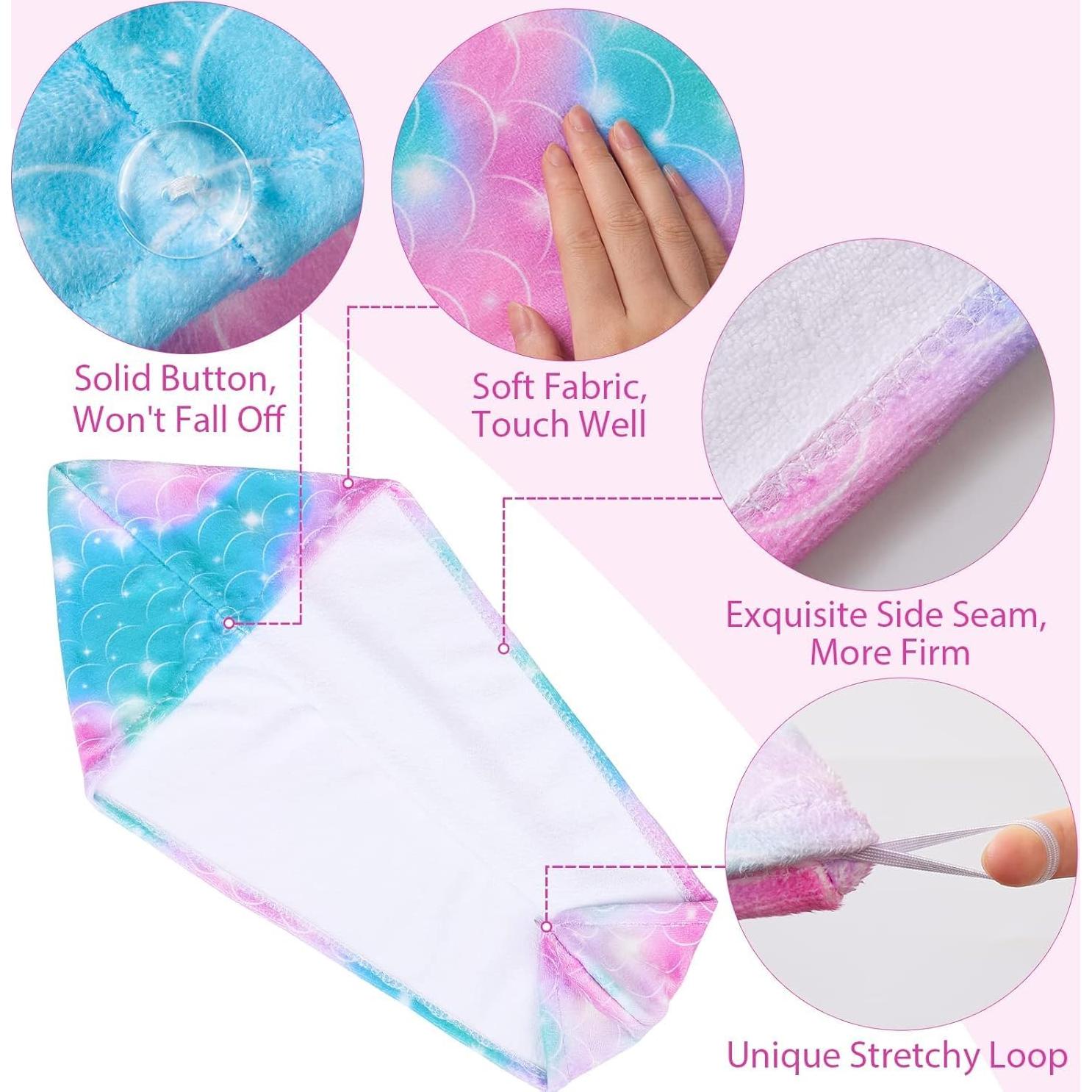 Paquete de 2 Toallas de Microfibra para Cabello Genérico 60.7x23.9cm