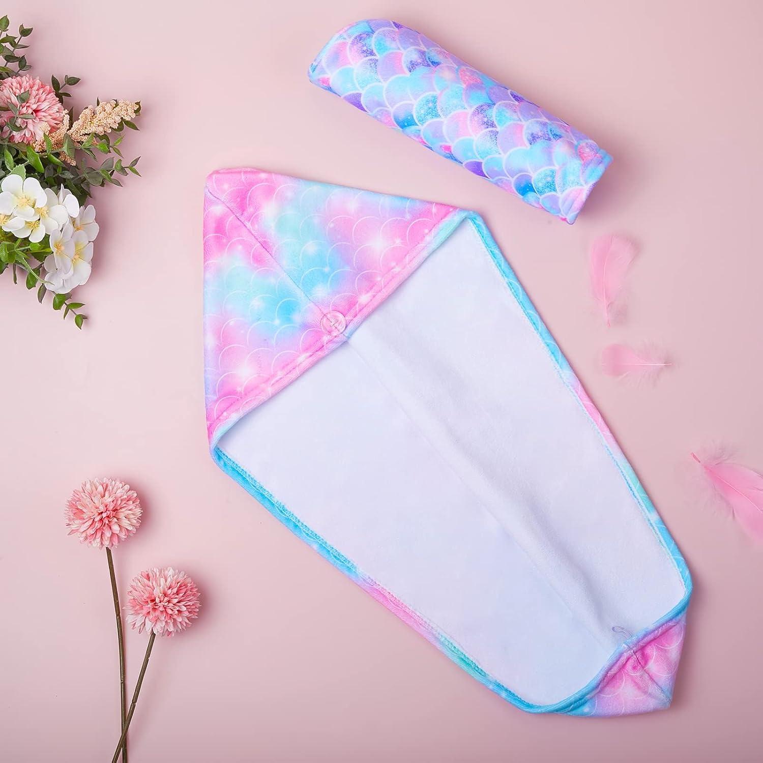 Paquete de 2 Toallas de Microfibra para Cabello Genérico 60.7x23.9cm