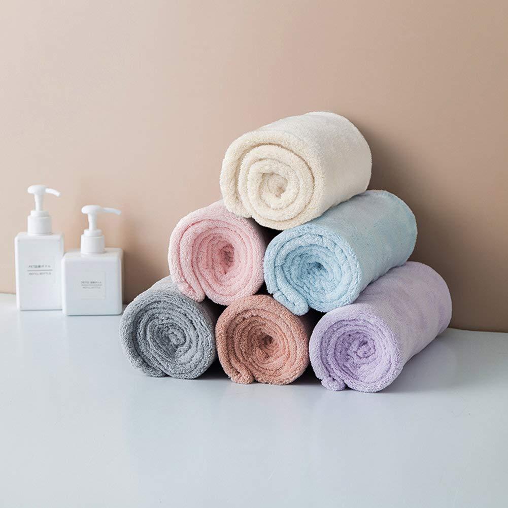 Toalla de Secado de Cabello Microfibra Tyonmujo Gris 26.5x18.9cm