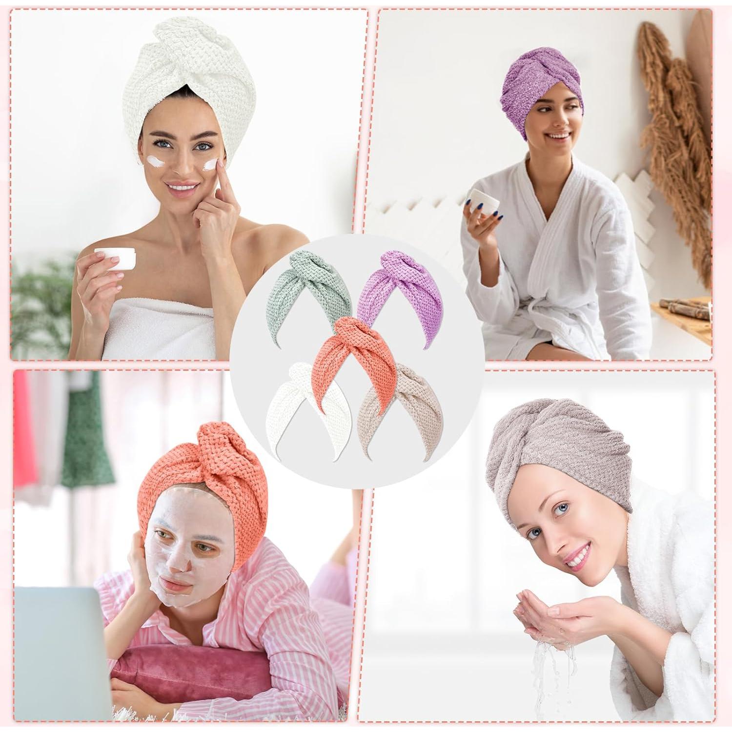 Paquete de 5 Toallas de Microfibra EYBDYB - Secado Rápido 57x25 cm