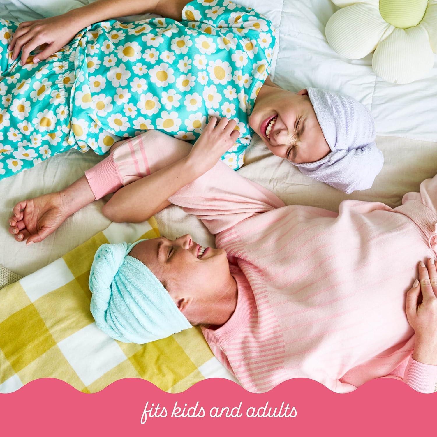 Turbie Twist Toallas de Algodón para Cabello - Paquete de 3 - Secado Rápido