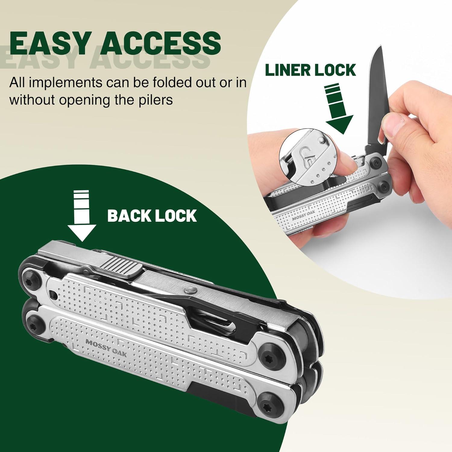 Multiherramienta MOSSY OAK 20-en-1 Acero Inoxidable