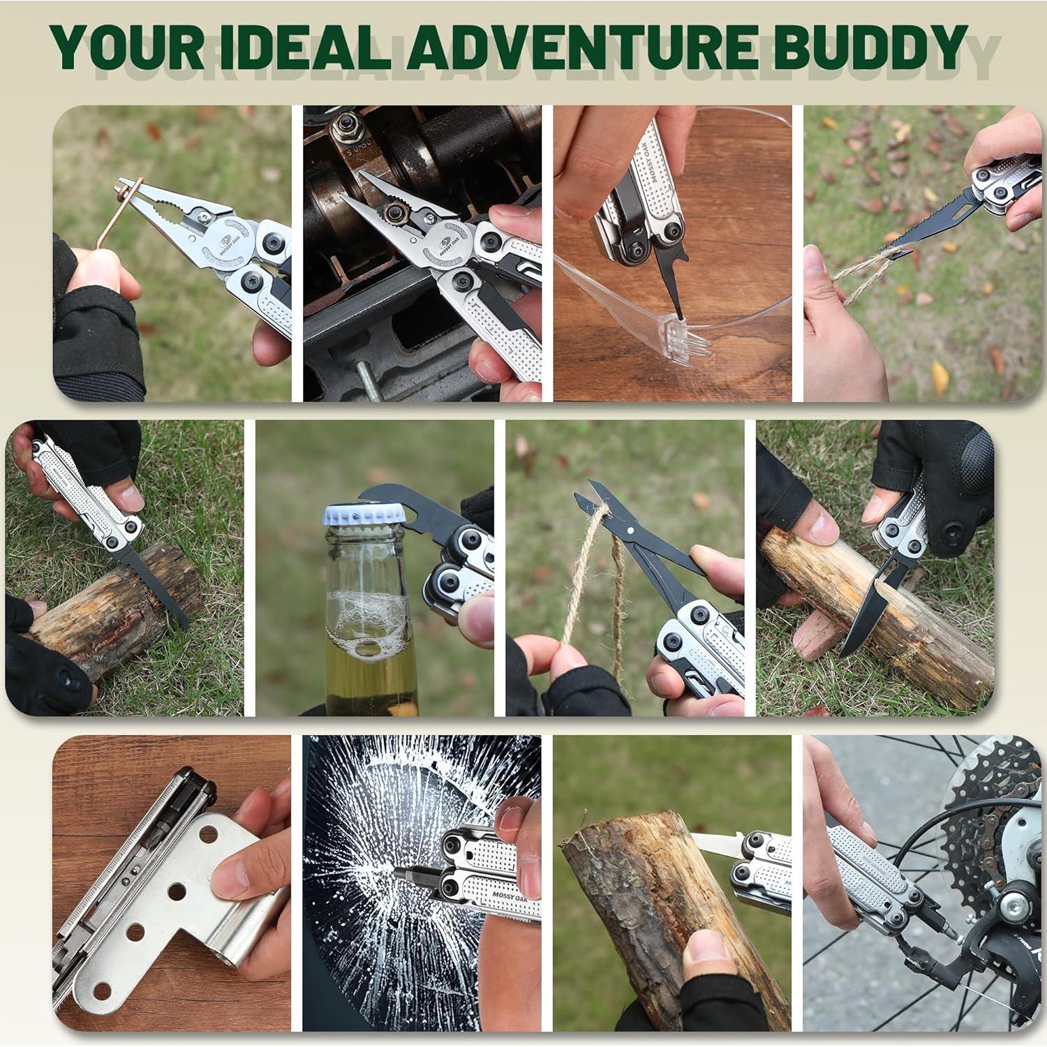 Multiherramienta MOSSY OAK 20-en-1 Acero Inoxidable