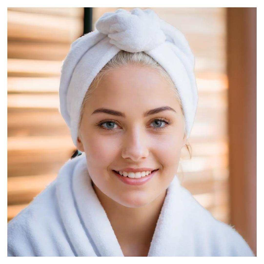 Toalla de Microfibra Yobee para el Cabello - Seca Rápido, Anti Frizz