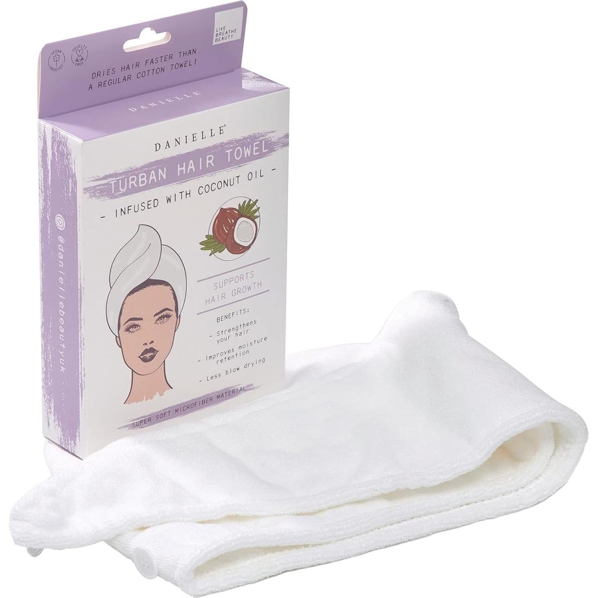 Toalla Turbante de Microfibra Danielle Creations con Aceite de Coco
