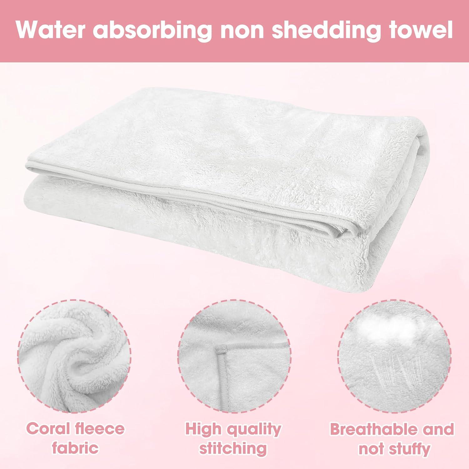 Juego de Toallas de Microfibra fhgnysm - 3 Piezas Absorbentes