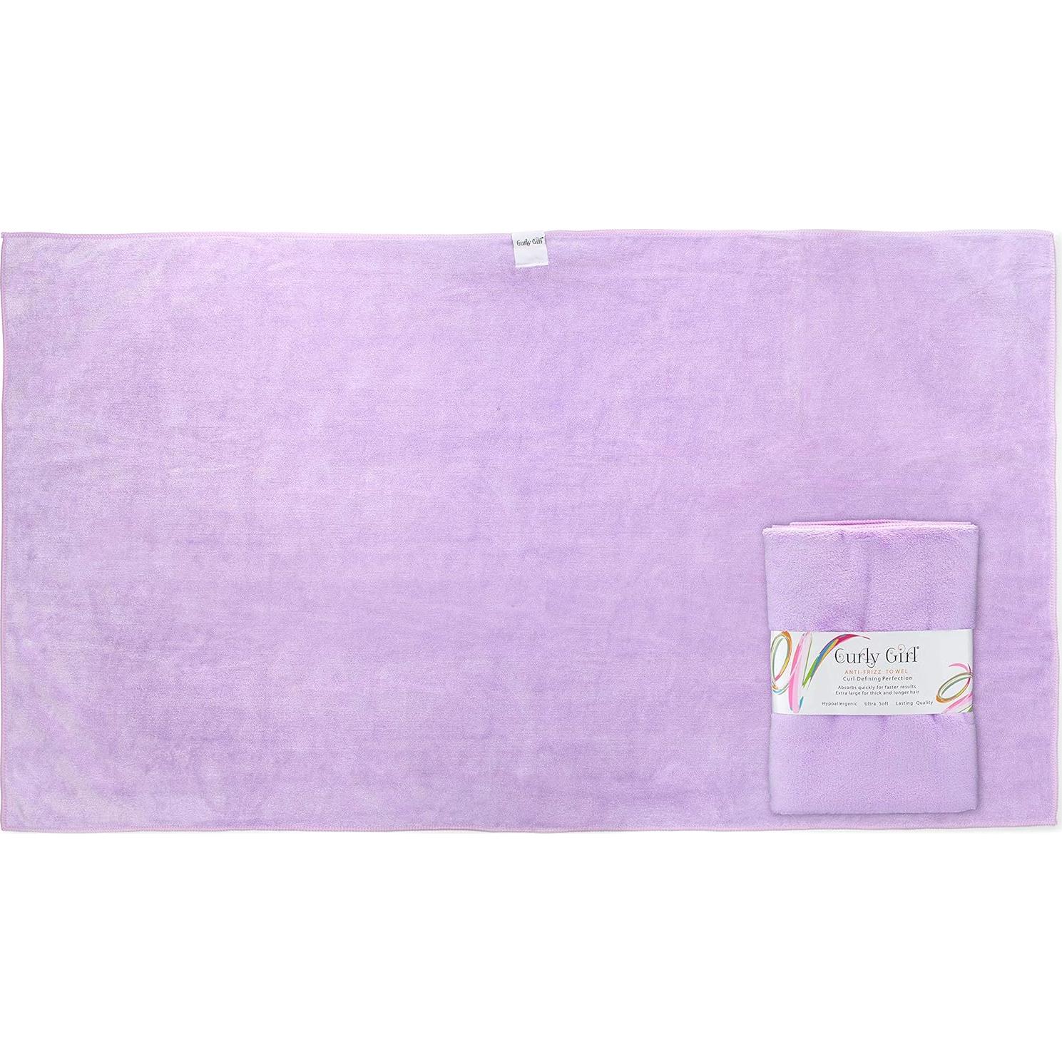 Toalla de Microfibra Curly Girl Lavanda Anti-Frizz 55.88x99.06cm