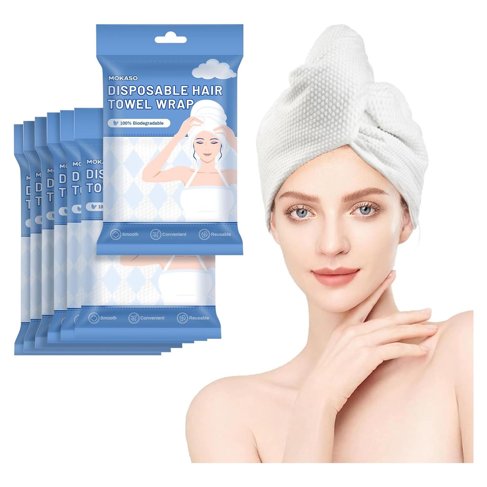 Paquete de 7 Toallas Desechables de Microfibra Mokaso 69.85x24.89cm