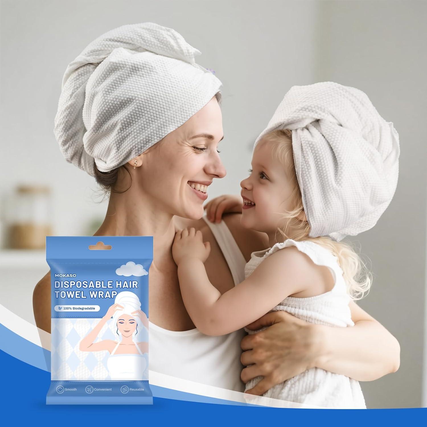 Paquete de 7 Toallas Desechables de Microfibra Mokaso 69.85x24.89cm