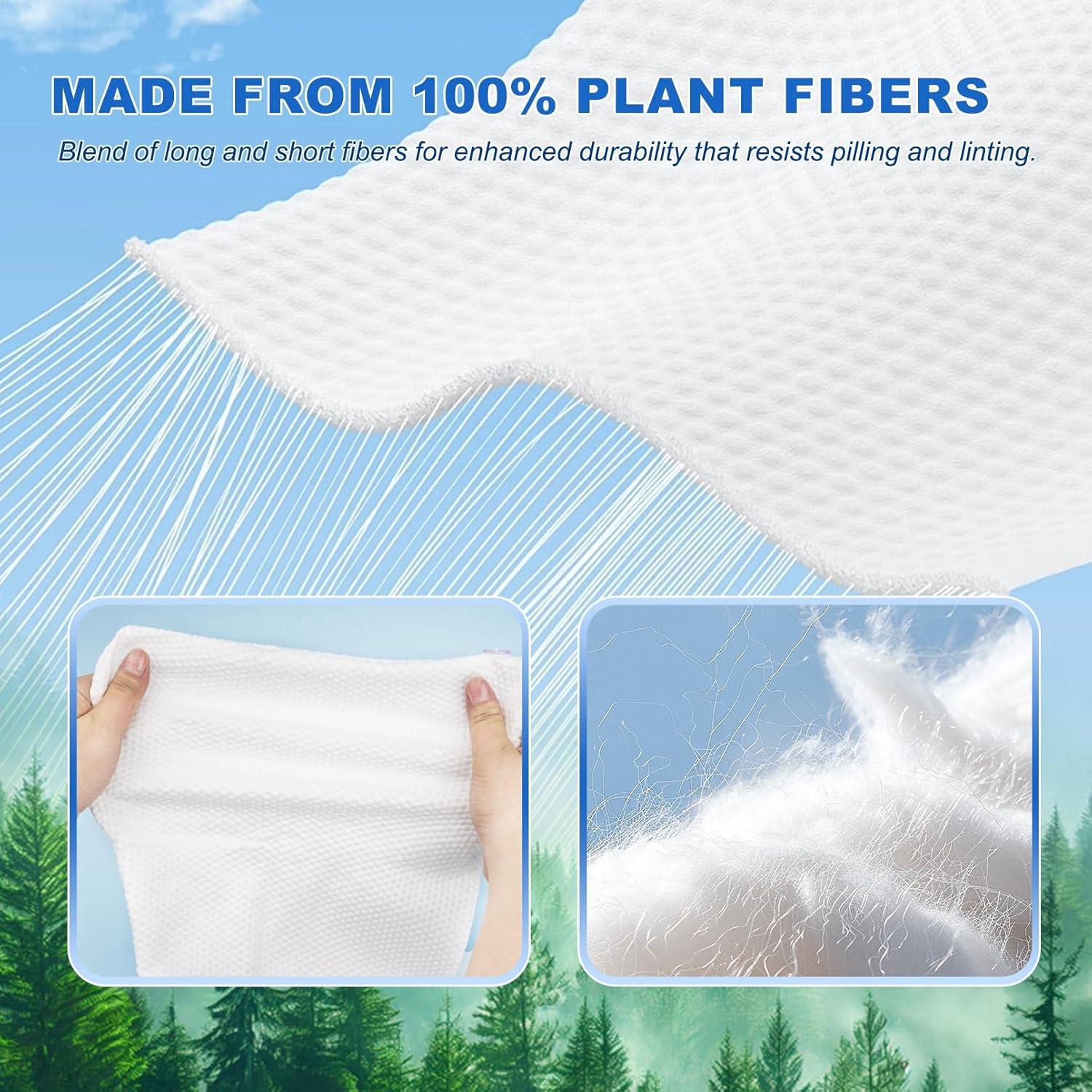 Paquete de 7 Toallas Desechables de Microfibra Mokaso 69.85x24.89cm