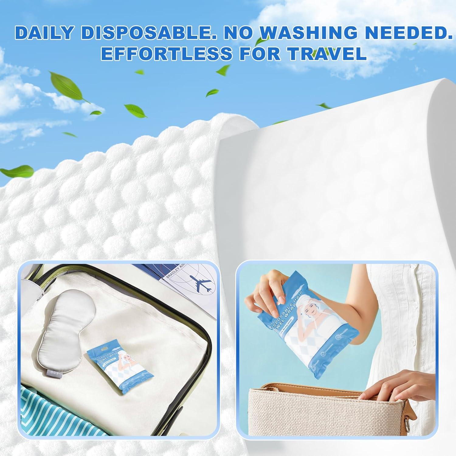 Paquete de 7 Toallas Desechables de Microfibra Mokaso 69.85x24.89cm