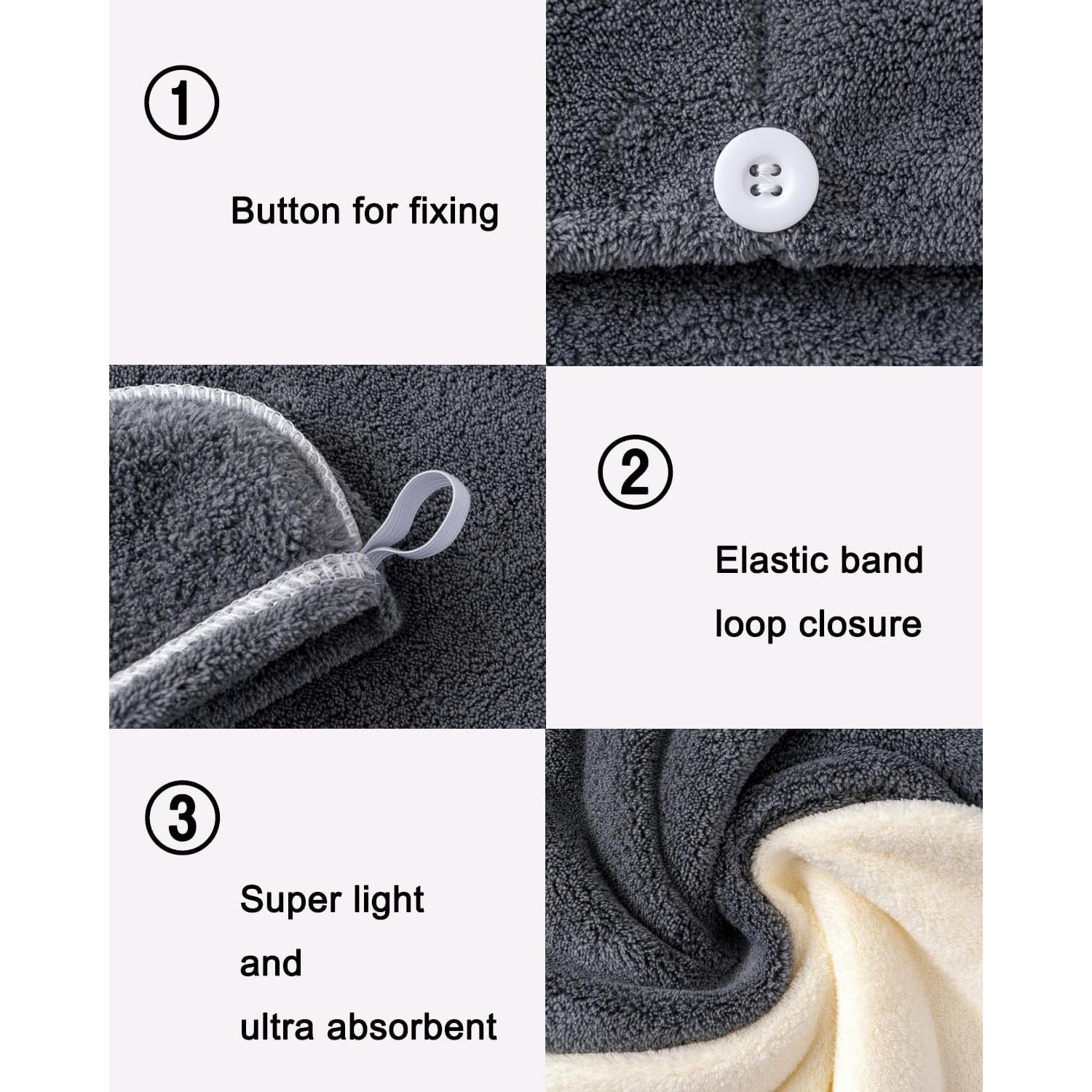 Toalla de Microfibra Lumimi 6 Piezas Secado Rápido 25x65cm