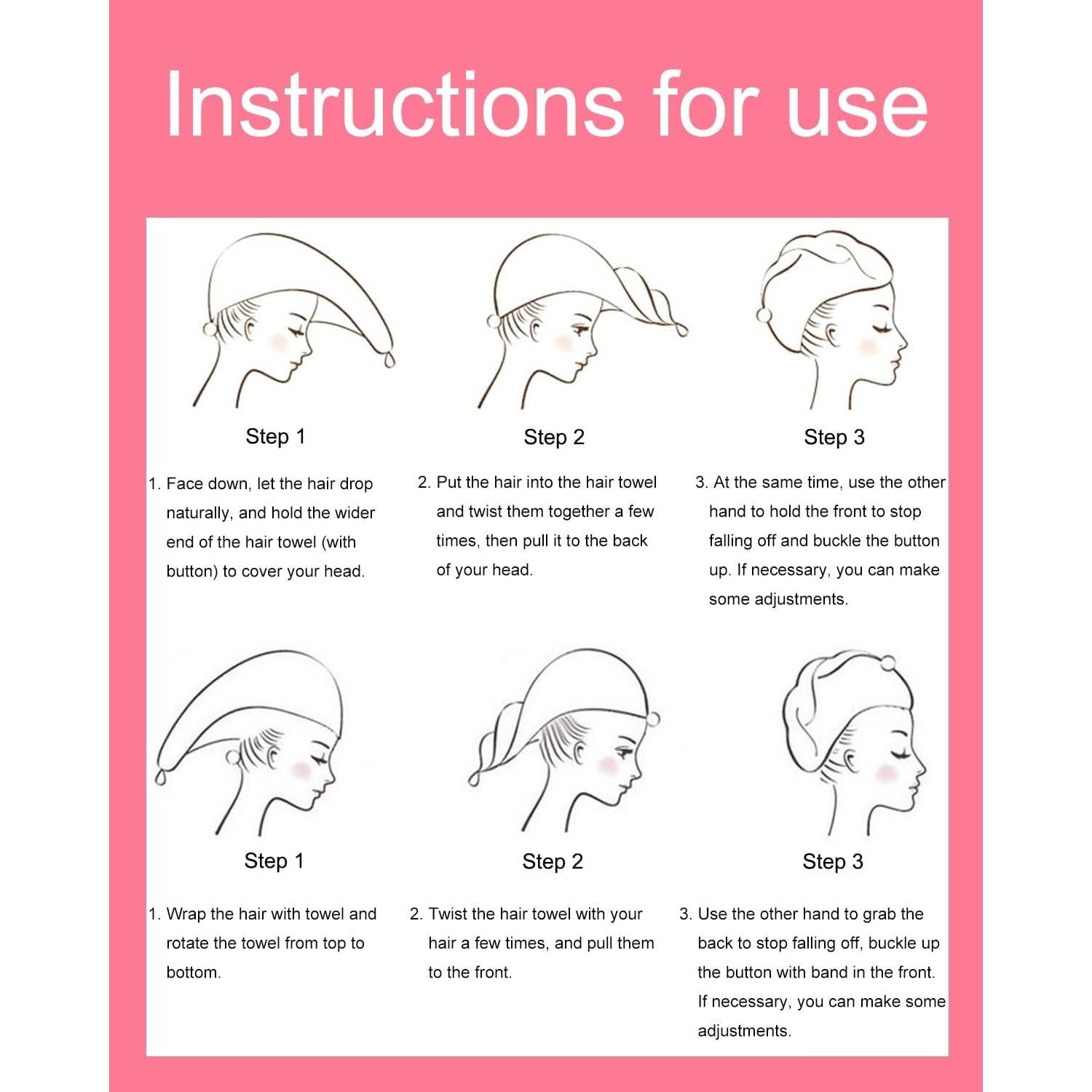 Toalla de Microfibra Lumimi 6 Piezas Secado Rápido 25x65cm