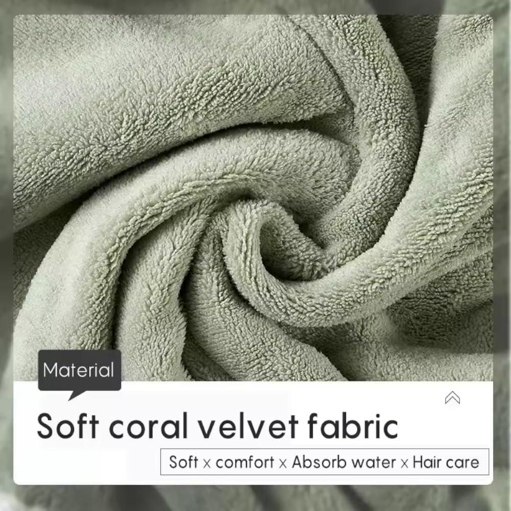 Toalla de Microfibra para el Cabello ALPELA - 2 Unidades, Secado Rápido