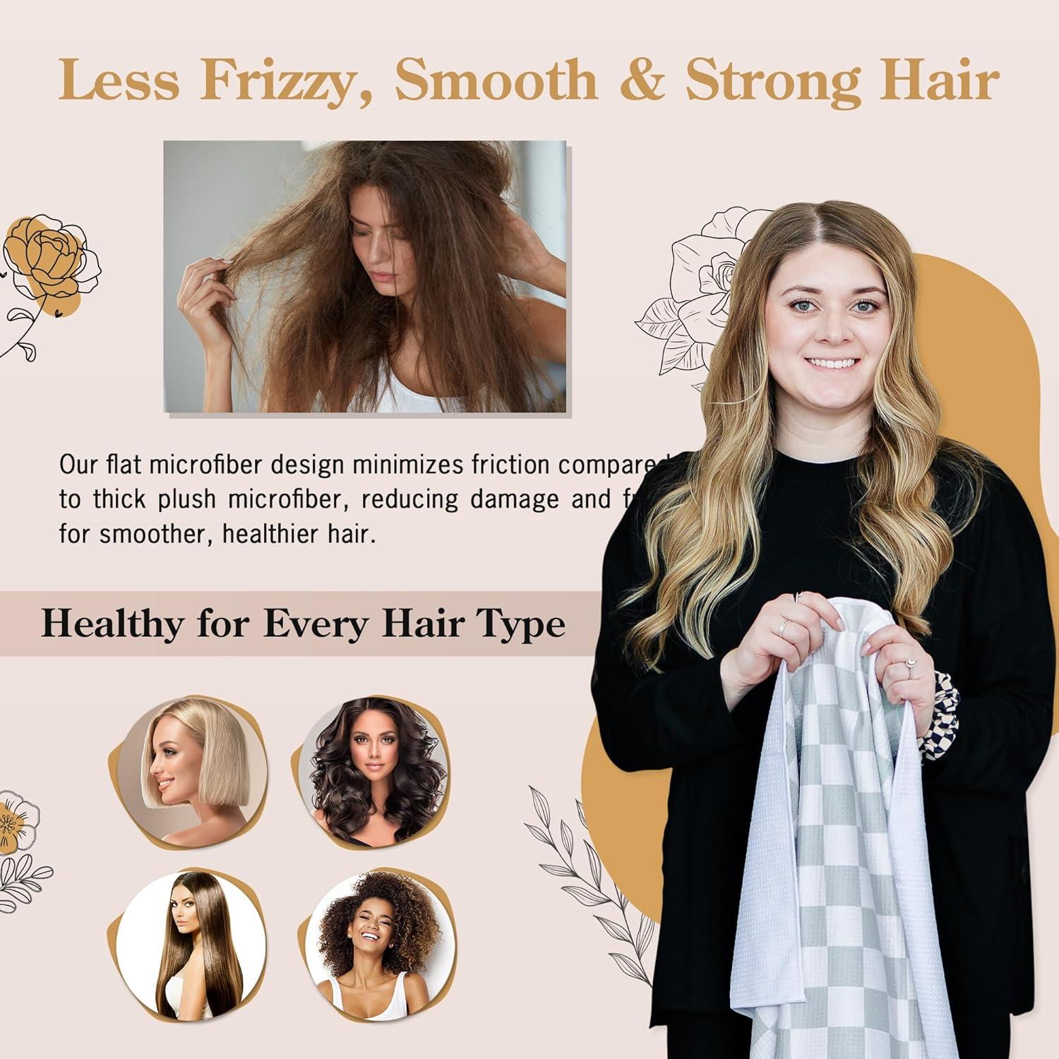 Toalla de Microfibra para Cabello BlairCo 107x66 cm Anti-Frizz