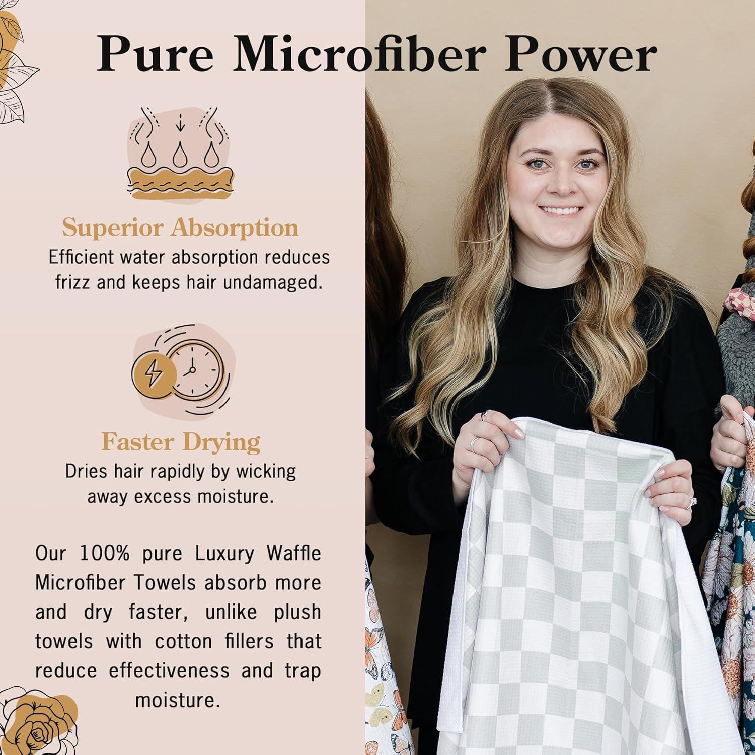 Toalla de Microfibra para Cabello BlairCo 107x66 cm Anti-Frizz