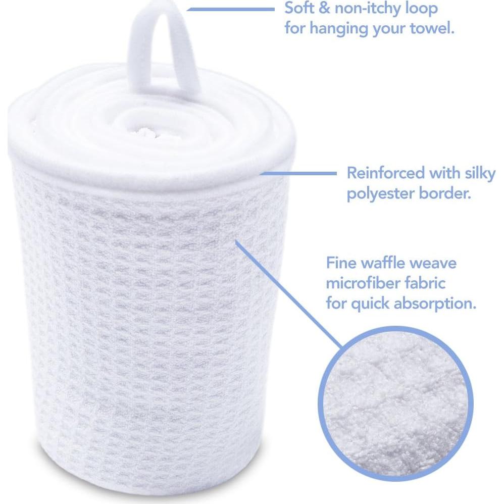 Toalla de Cabello Microfibra Cuerpo Deseado 114.3x63.5 cm Blanca