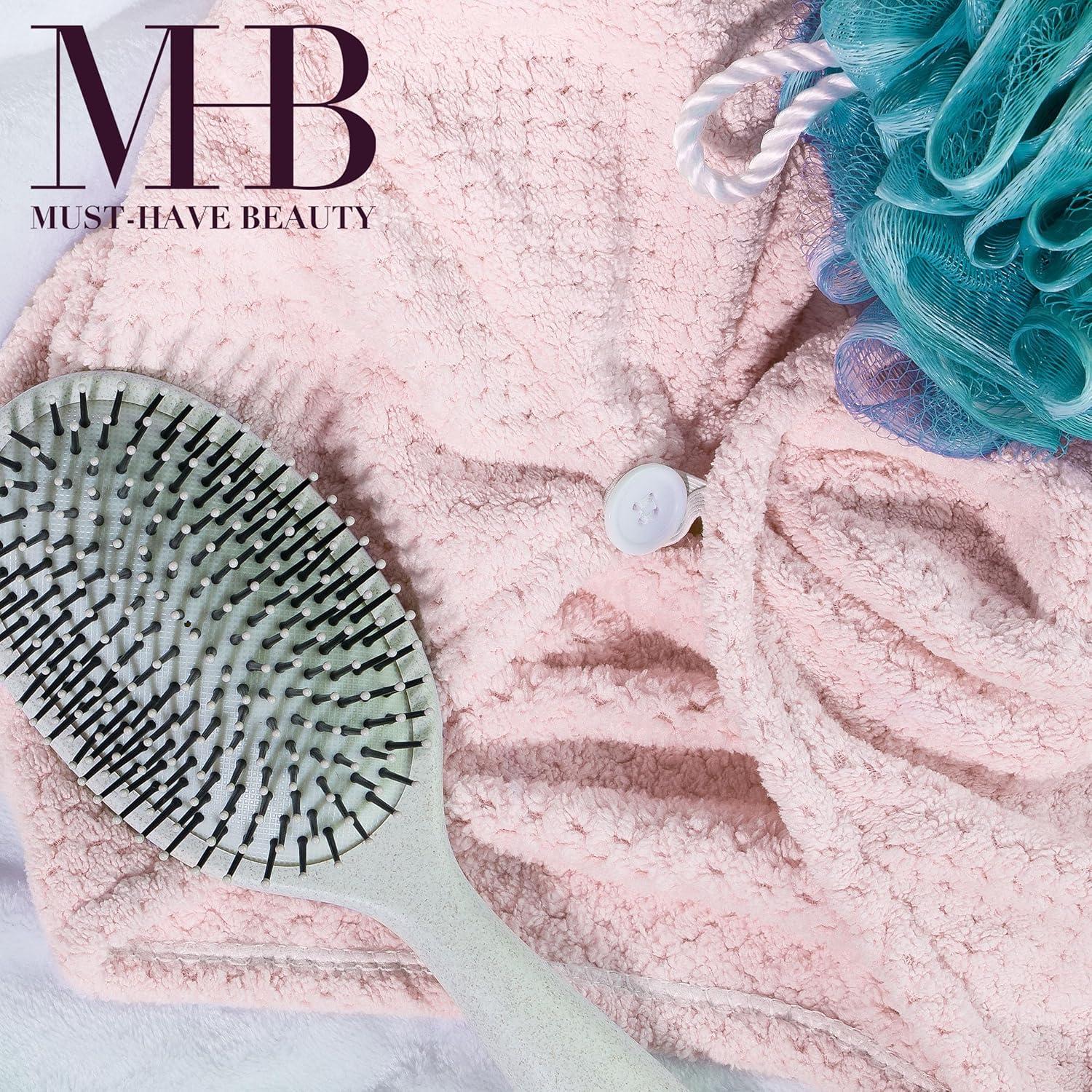 Toalla de Cabello Microfibra Expressions Rosa 58x20cm Ultra Suave