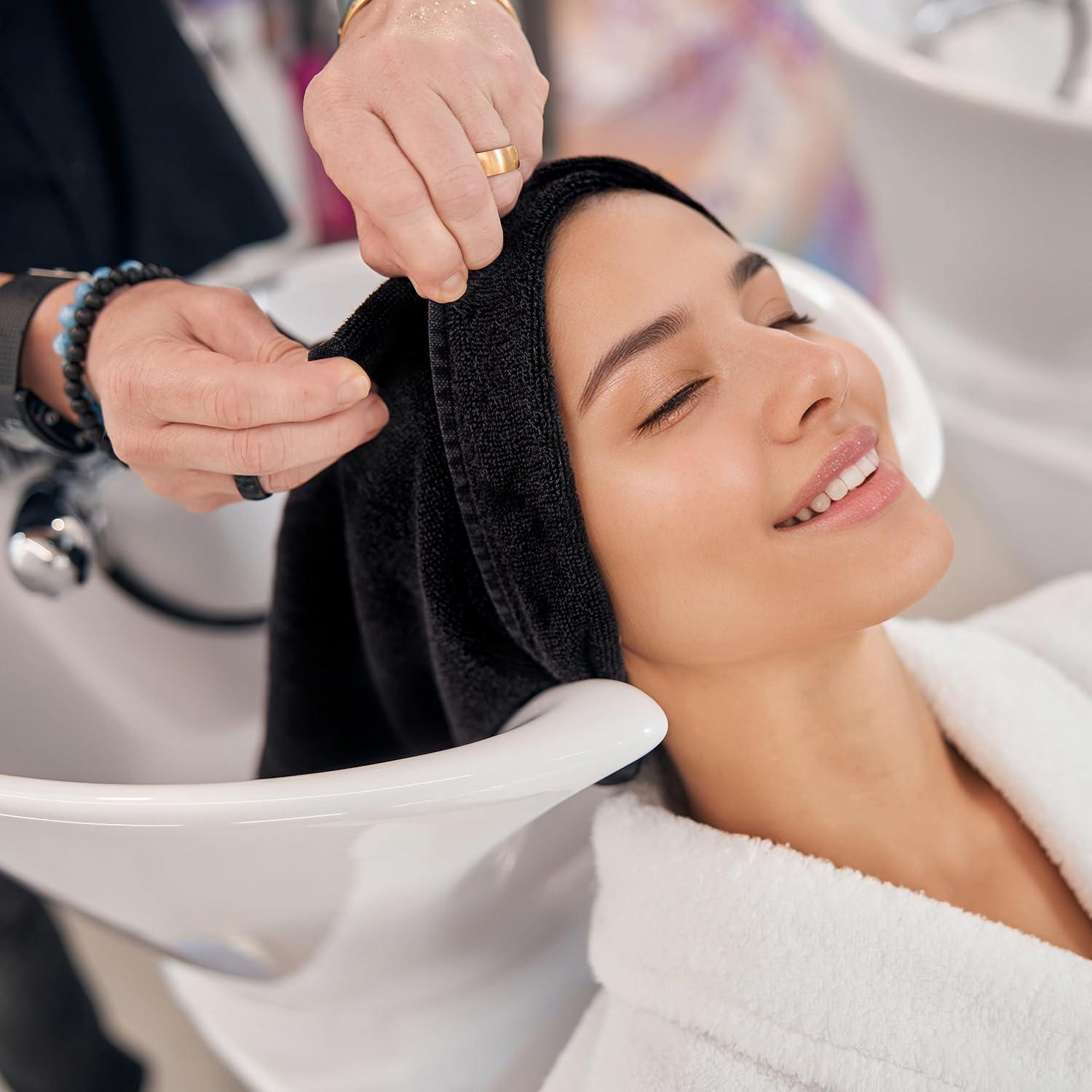 Toallas de Secado de Cabello Microfibra MICROFI 40.6x73.7cm 4 Unidades