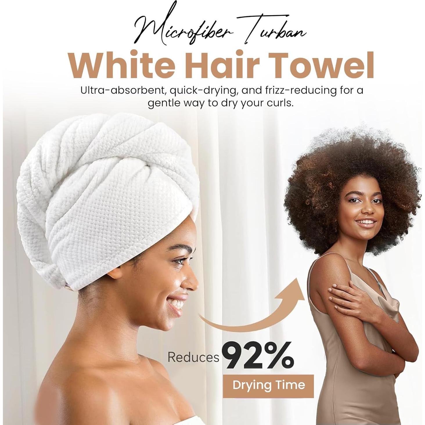 Conjunto 5 en 1 para Cabello Rizado VIBESKIN - Spray, Cepillo, Toalla