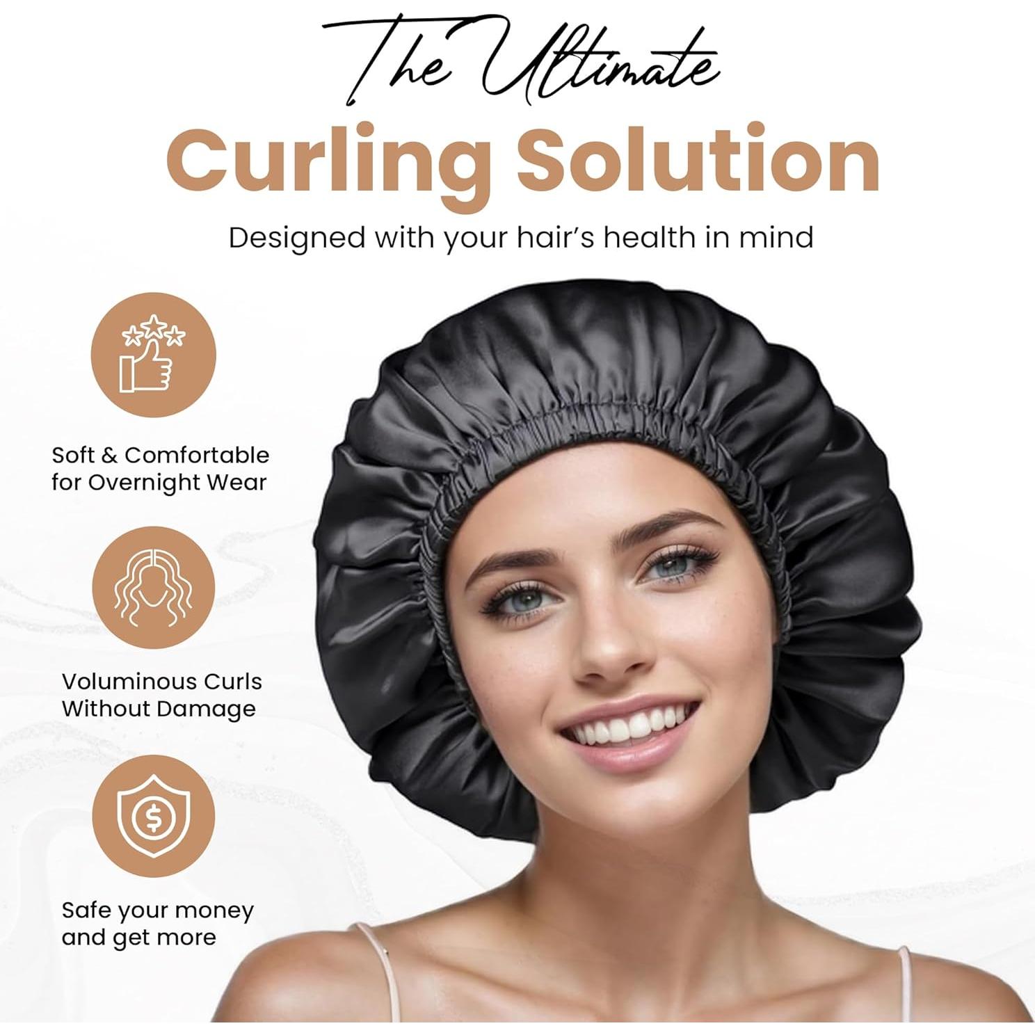 Conjunto 5 en 1 para Cabello Rizado VIBESKIN - Spray, Cepillo, Toalla