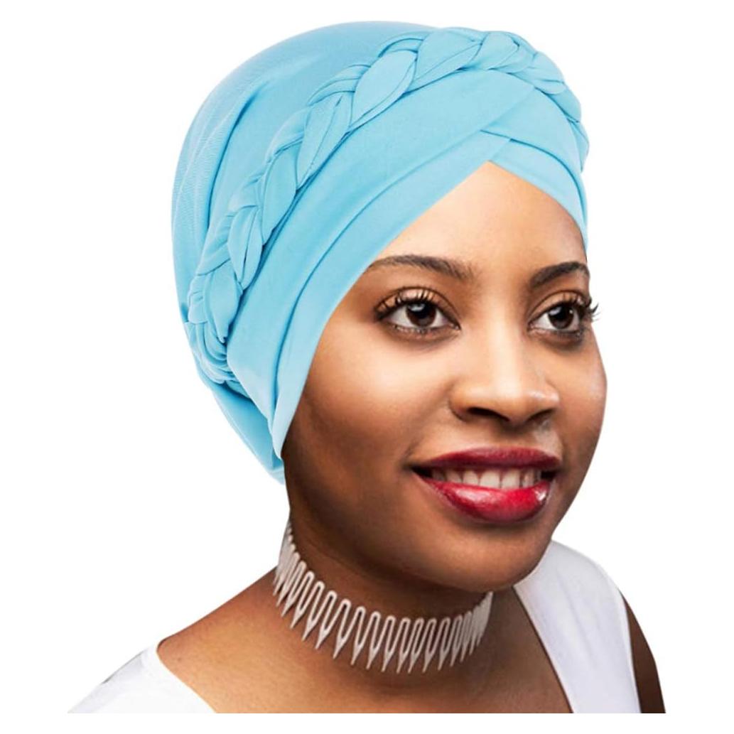 Turbante Africano Novarena para Mujeres - Capucha Elástica 49-58cm