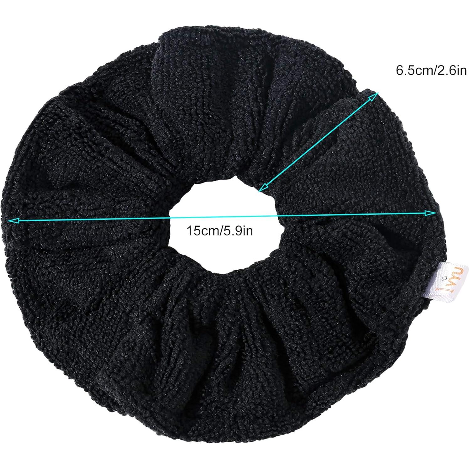 Toalla de Secado de Cabello Microfibra Ivyu 4 Piezas Antifrizz