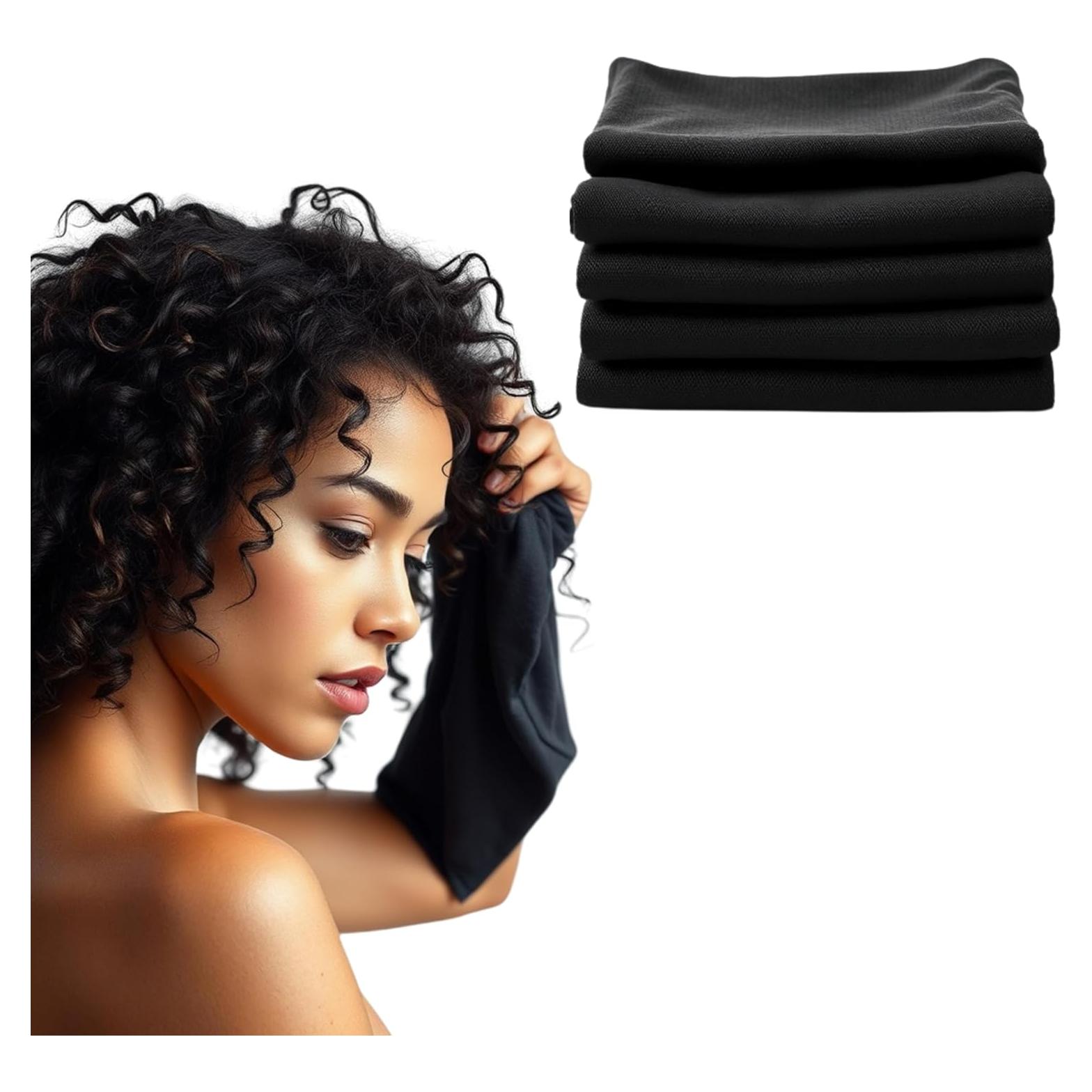 Toallas de Microfibra Boujee Boucles para Cabello Rizado - Set de 5