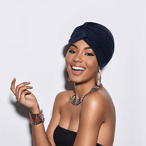 Beanie Turbantes Elásticos SATINIOR 6 Piezas Multicolor