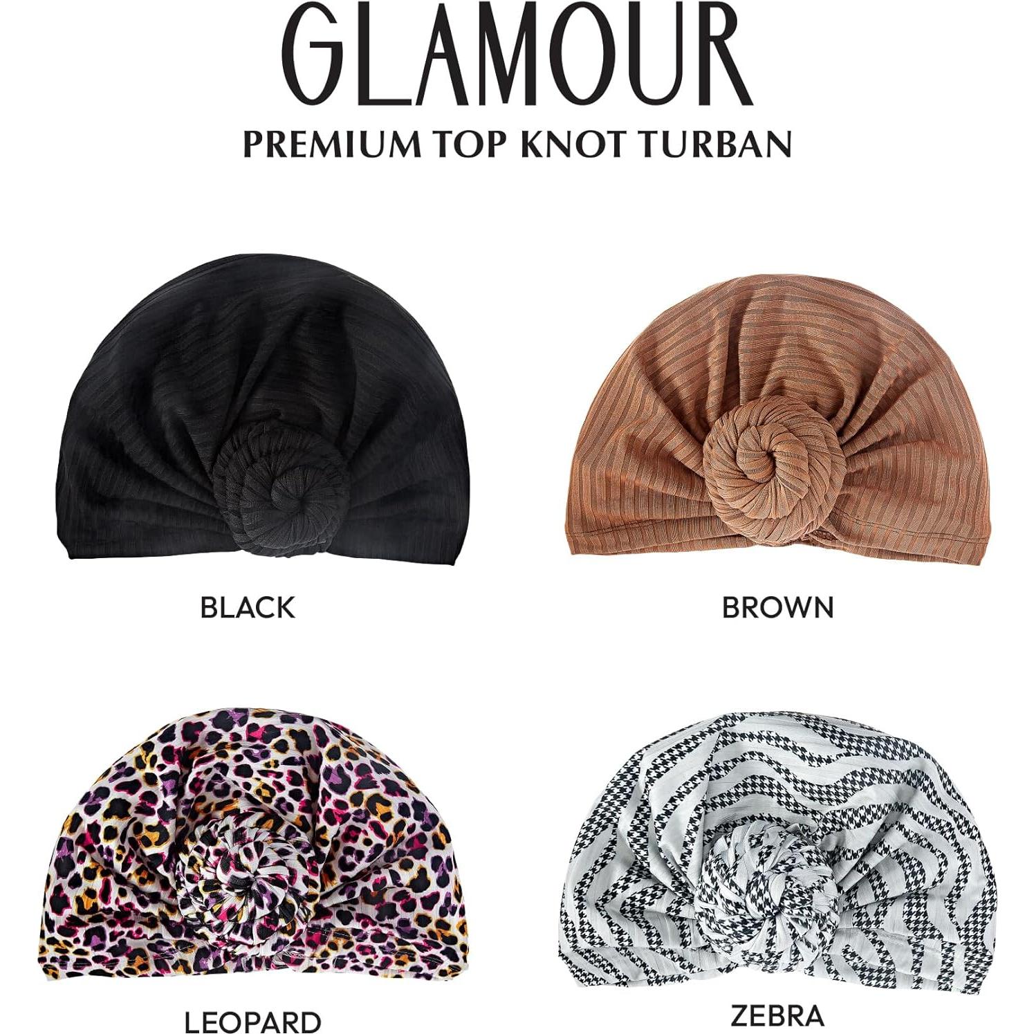 Turbante Red by Kiss para Mujeres, Satén Premium, Nudo Pre-Atado