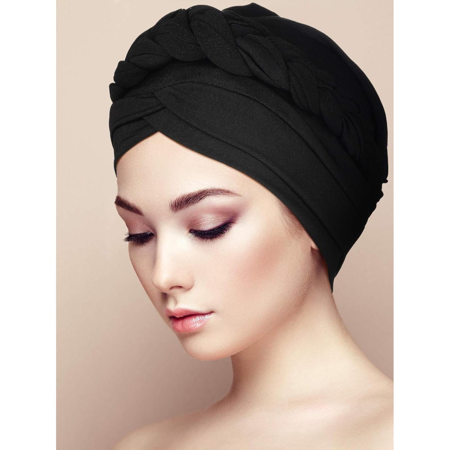 Gorras Turbante SATINIOR 3 Pcs para Mujeres - Algodón