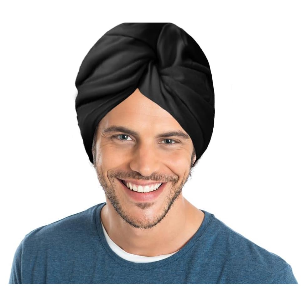 Toalla de Cabello Algodón 100% Reina Radiante Chico Rizado - Negro