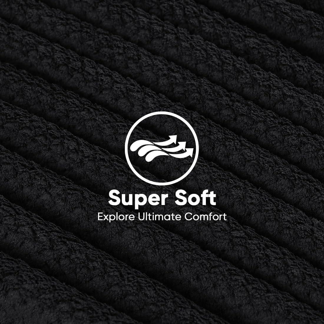 Toallas de Microfibra para Cabello HOMEXCEL 5 Pzas 101.6x50.8cm Negro