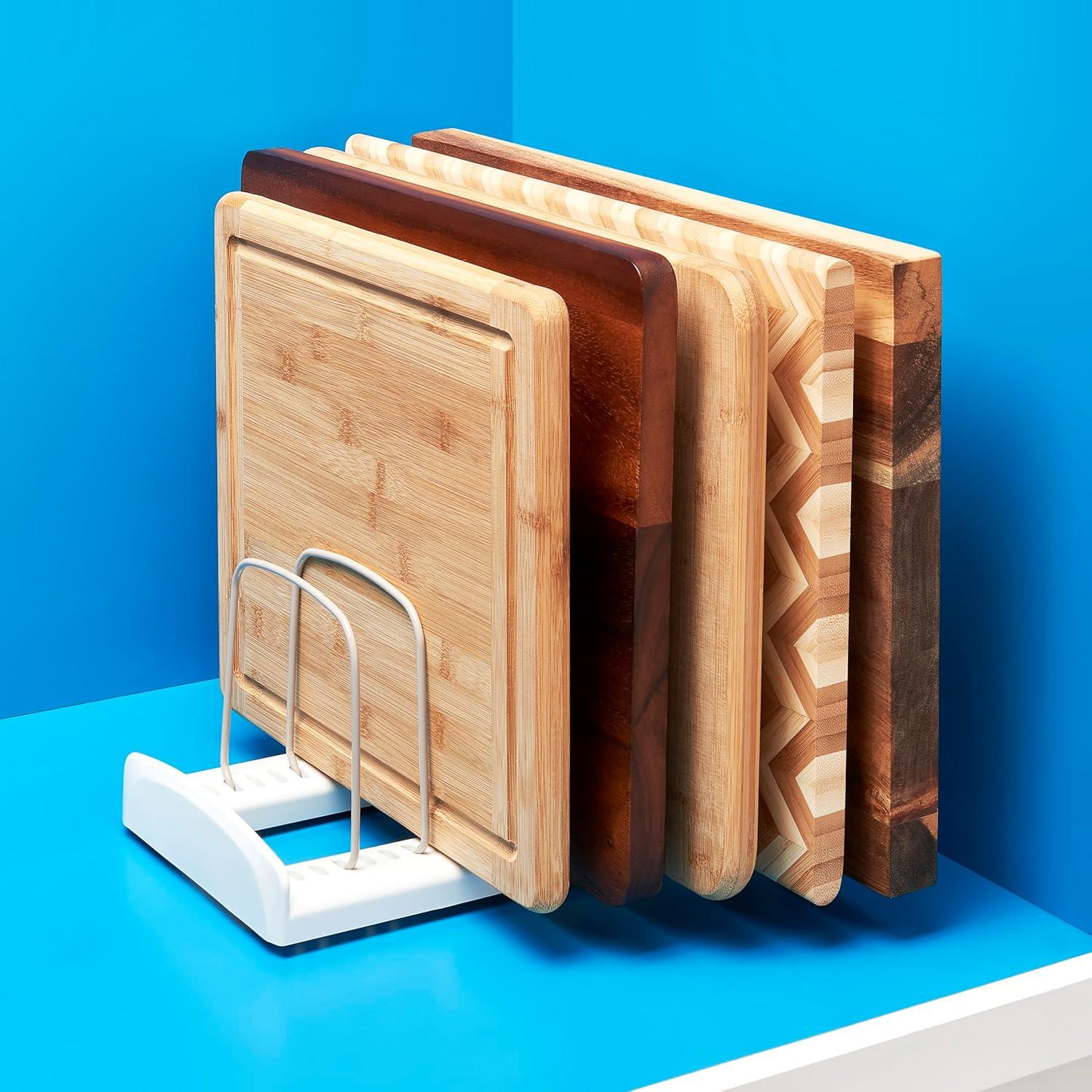 Estante Ajustable YouCopia para Utensilios de Hornear Blanco