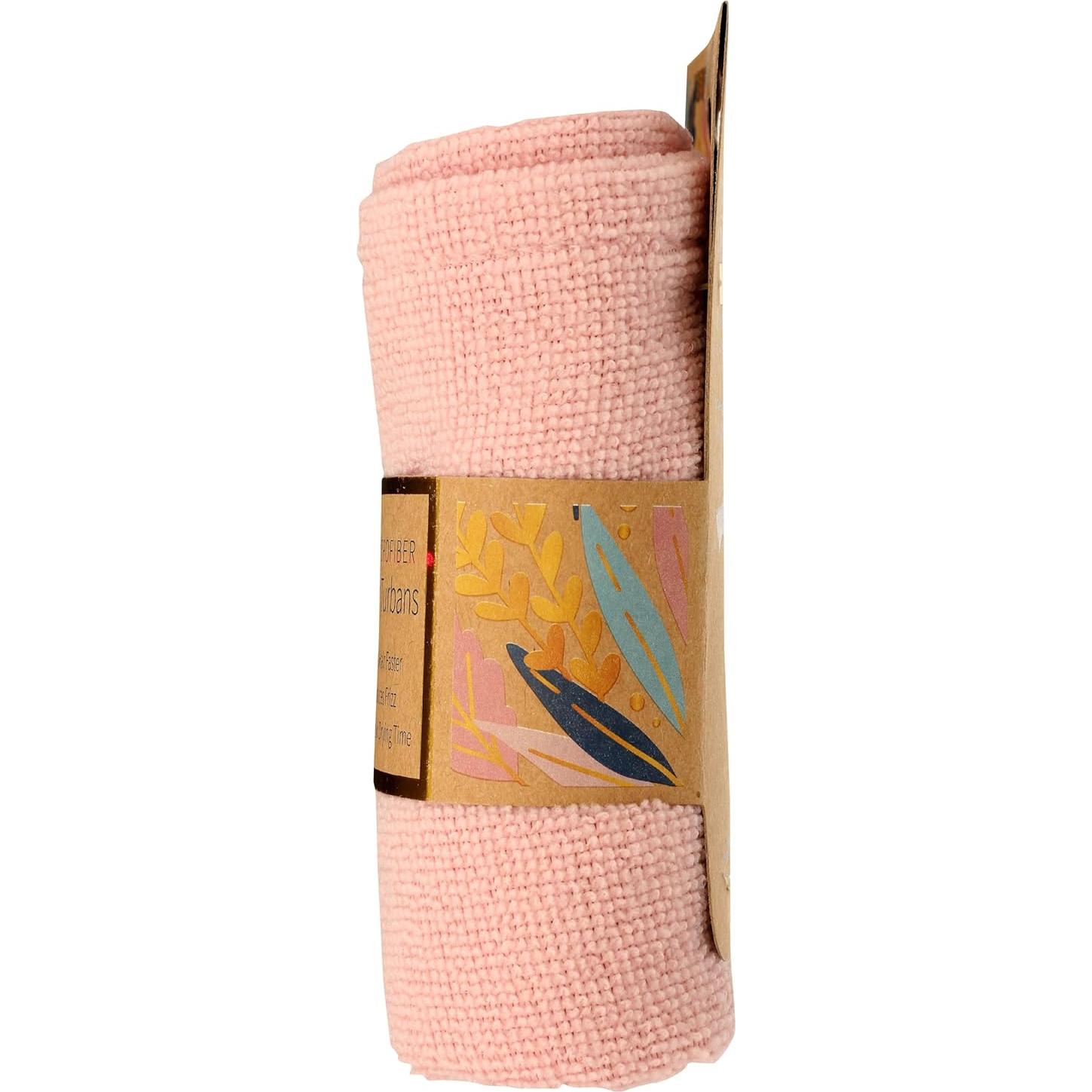 Turbante de Microfibra para Cabello Elite Natural 18x12cm