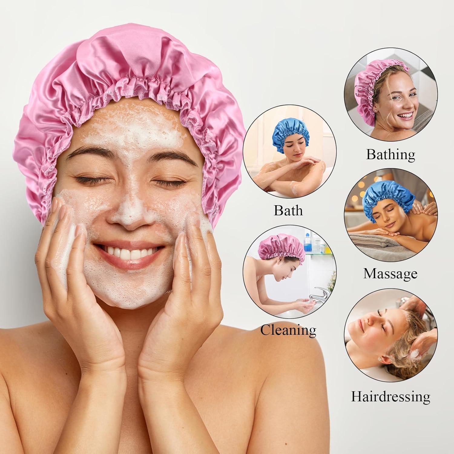 Gorro de Ducha Reutilizable PURAIMA - Impermeable Doble Capa