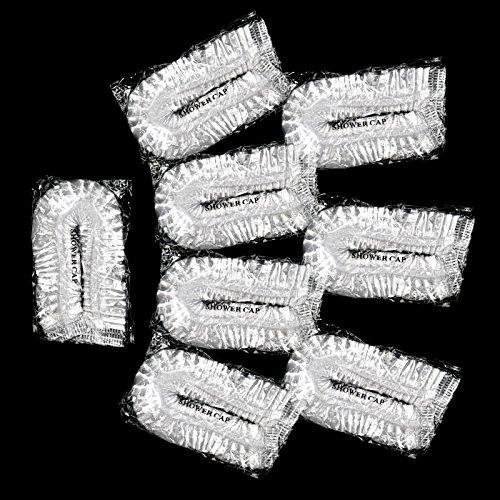 Gorras de Ducha Desechables KINGLAKE 100 Pcs Talla Única