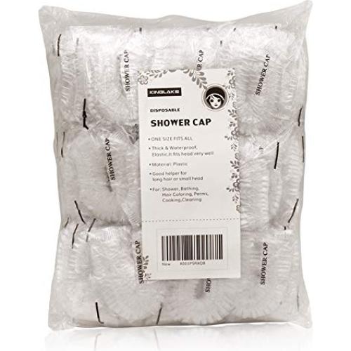 Gorras de Ducha Desechables KINGLAKE 100 Pcs Talla Única